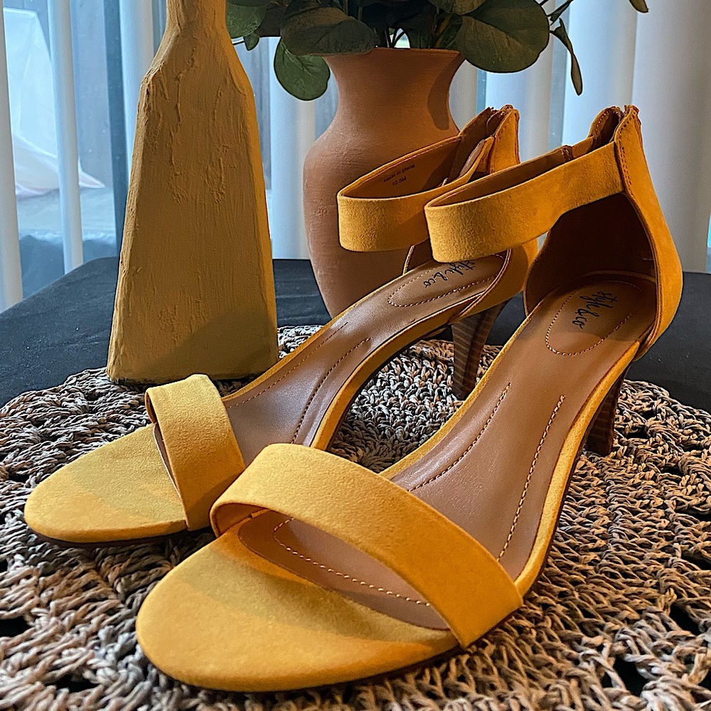 Suede two piece dress Sandal 👡